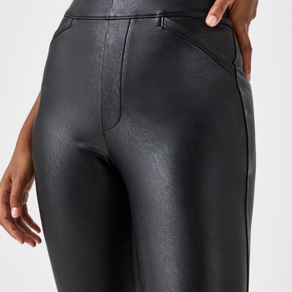 Leather-Like Flare Pant- SPANX - Picture 3 of 3